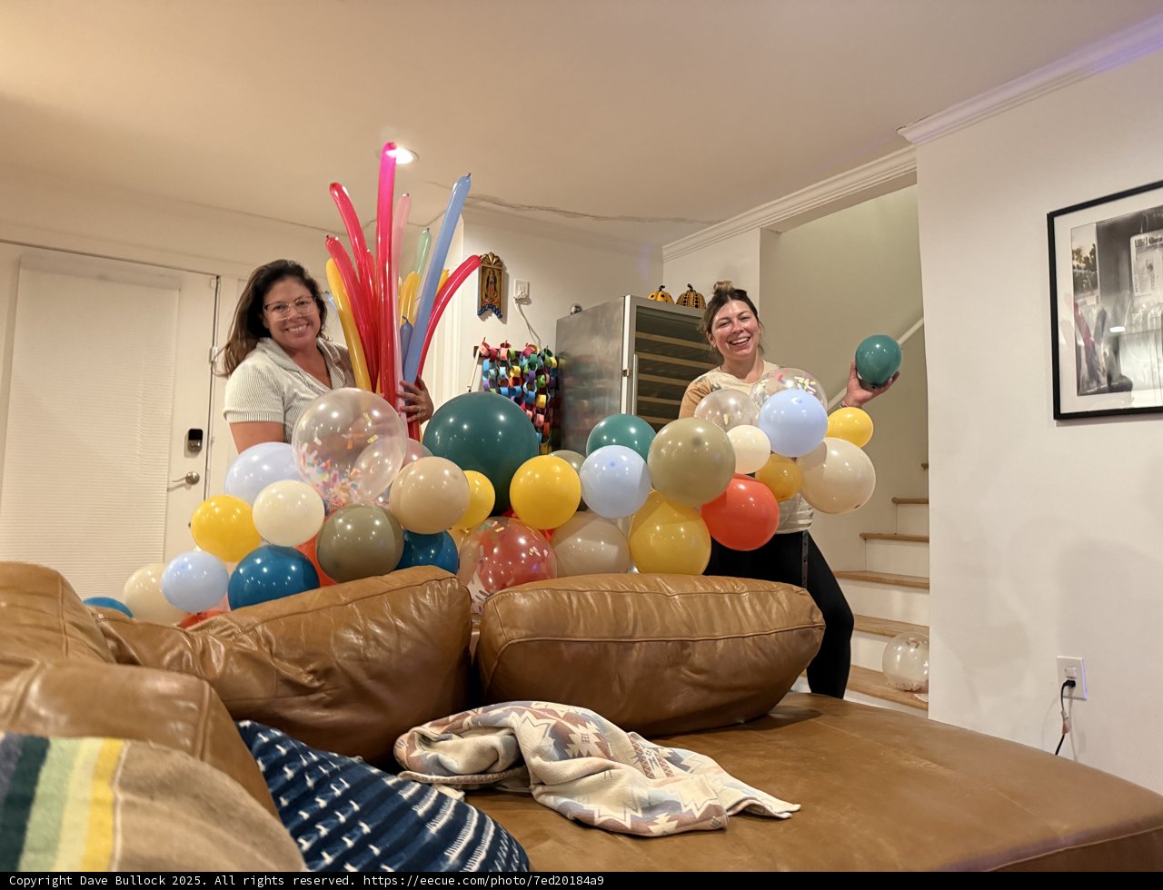 Balloon Bash in the Living Room