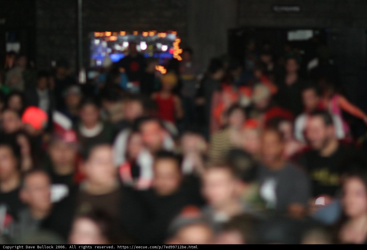 Urban Nightlife Concert Crowd