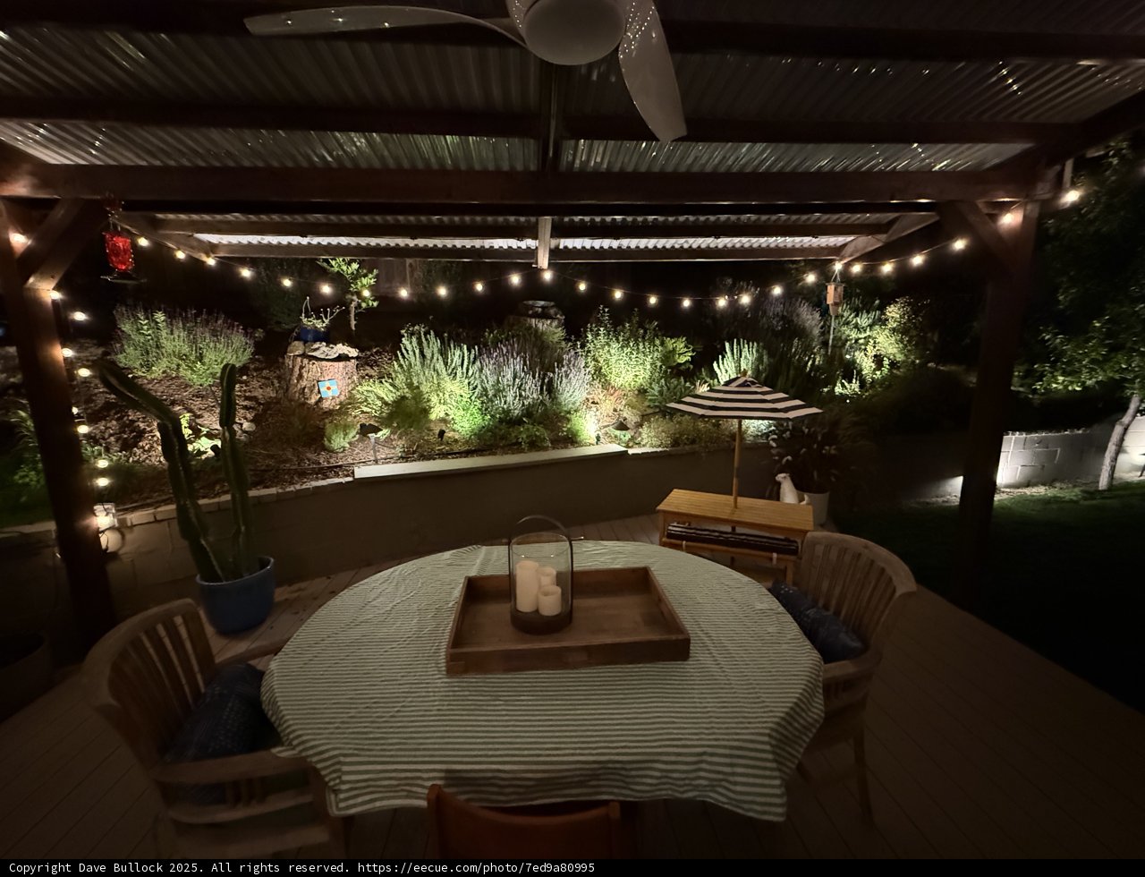 Evening Serenity on the Patio