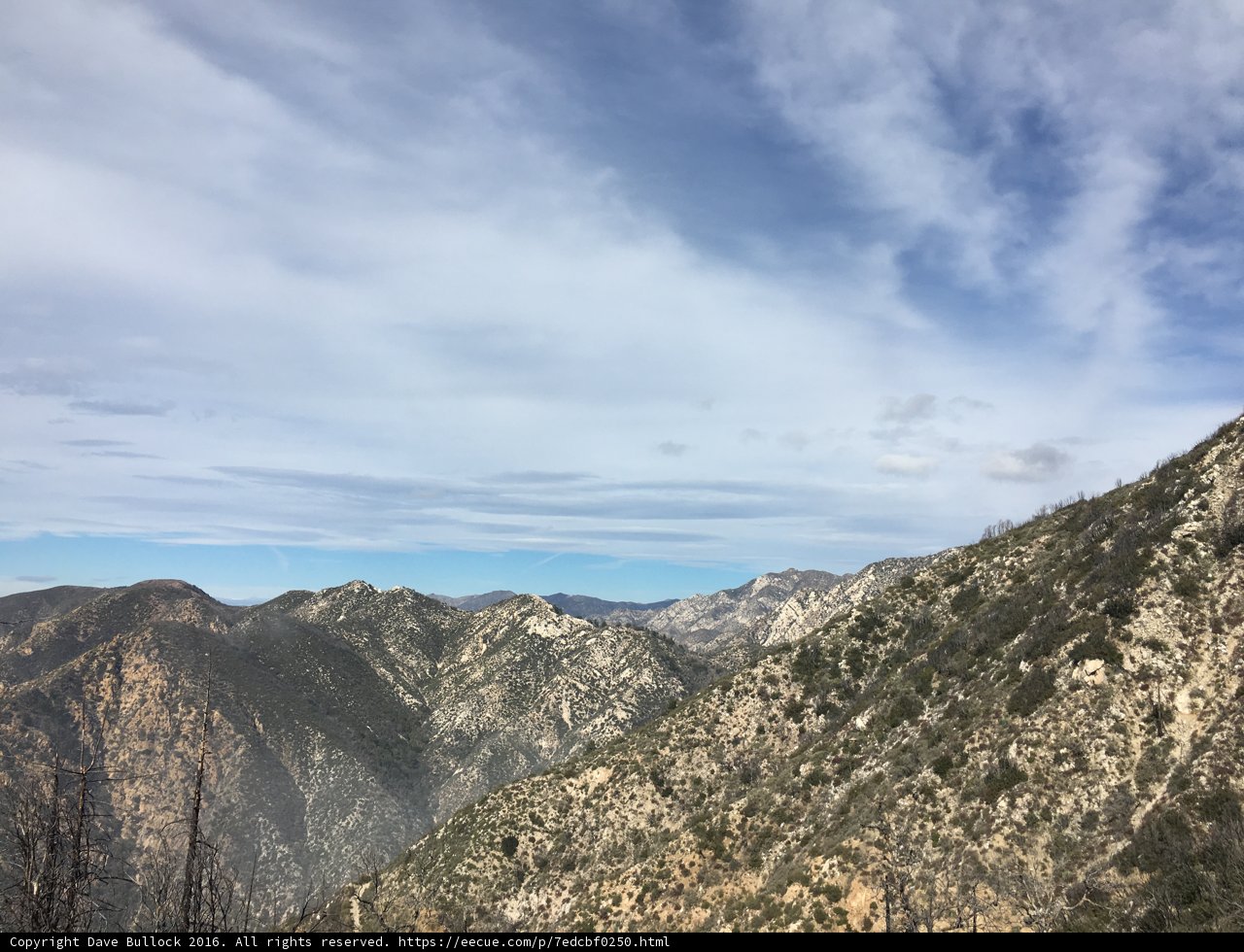 Majestic View from the Top of Angeles National Forest
