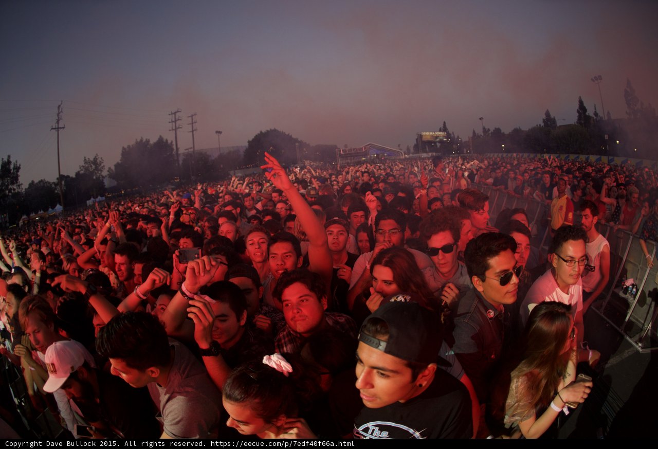 Crowd with Stage Smoke