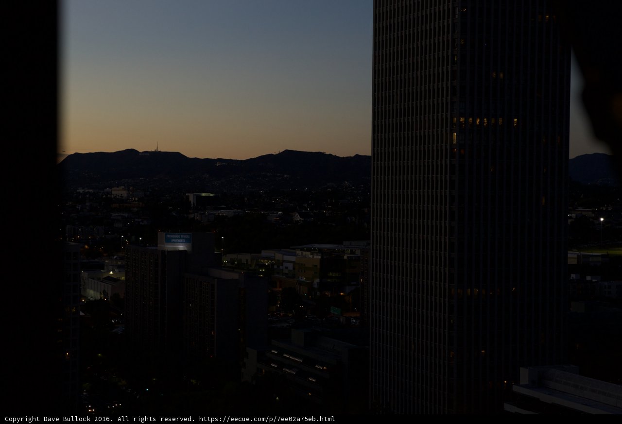 Sunset over the Urban Metropolis