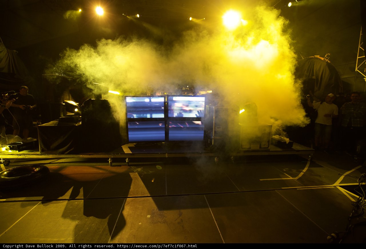 Yellow Smoke concert flare