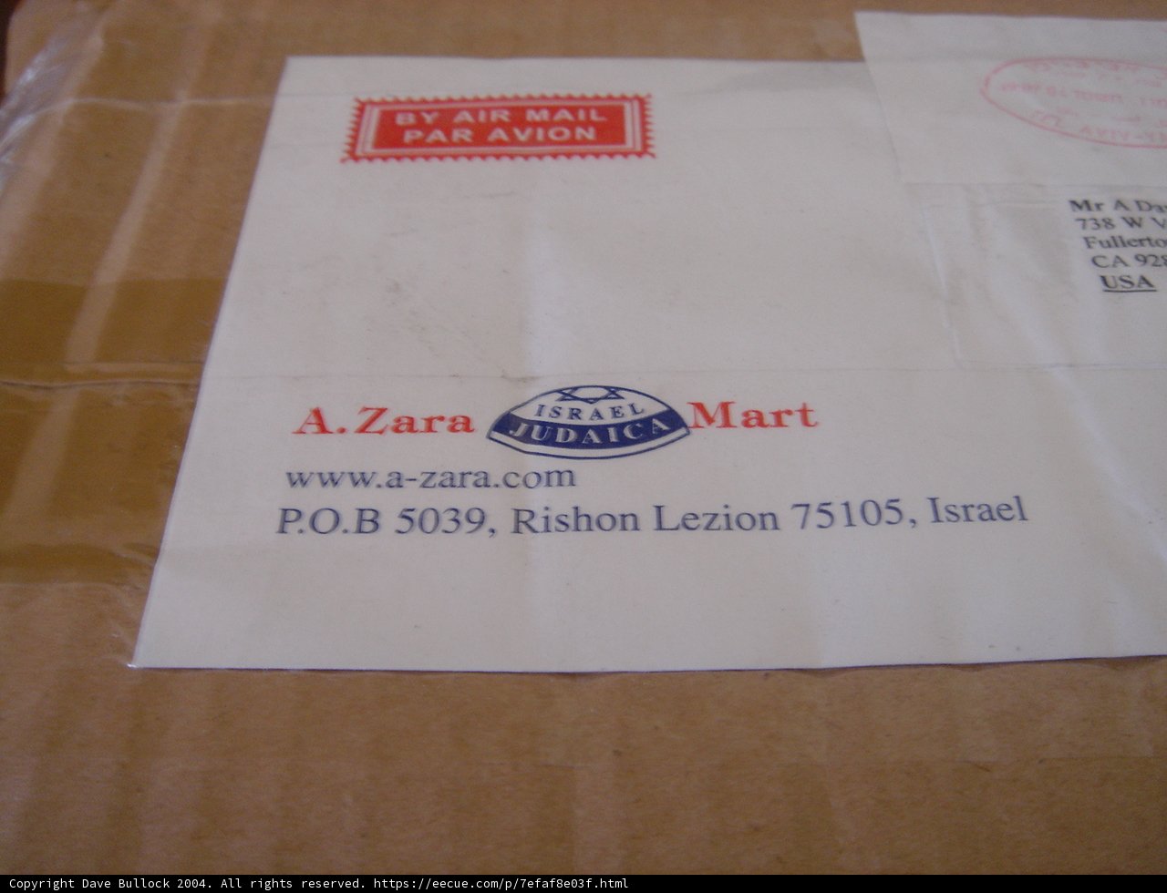 Za Za Mart Shipping Box