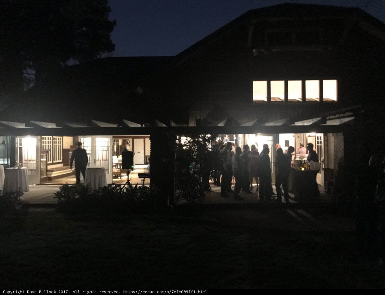 Nighttime Gathering at the Porch