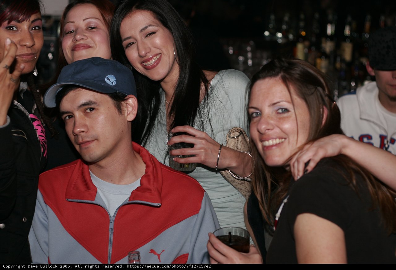 Friends Celebrating a Night Out at the Bar