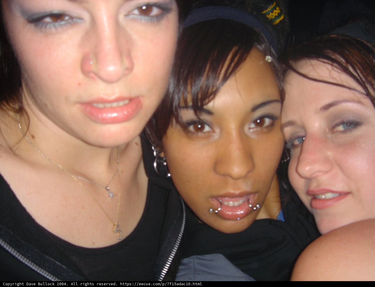 Three Friends Strike a Pose