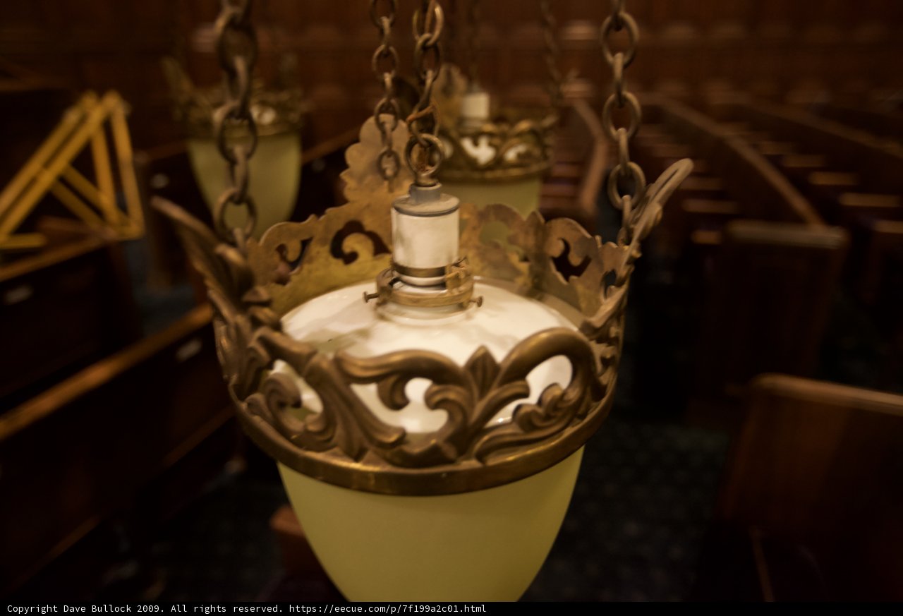 Hanging Golden Chandelier