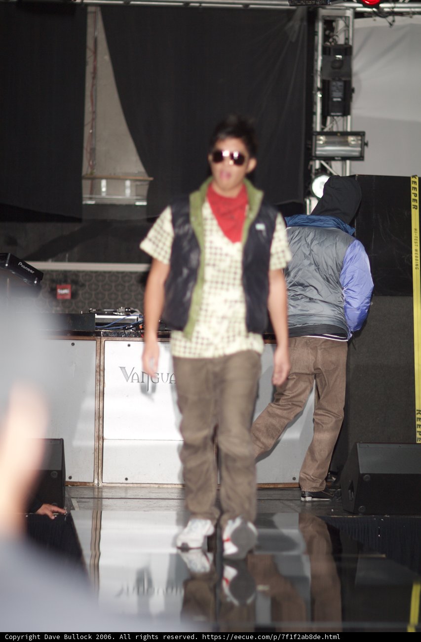 Fashionable Musician Walks the Runway