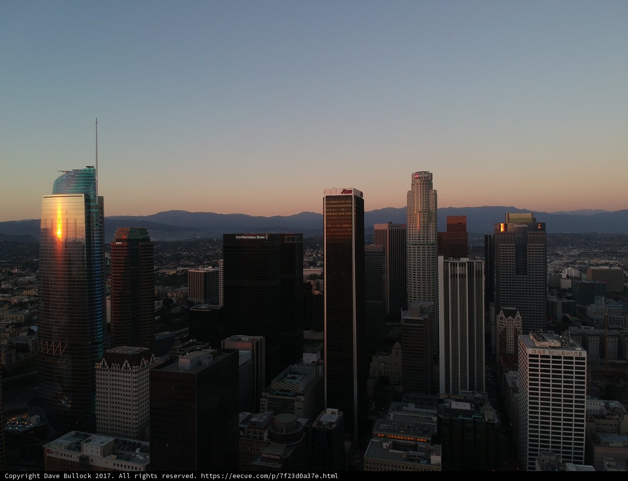 A Beautiful Metropolis at Dusk
