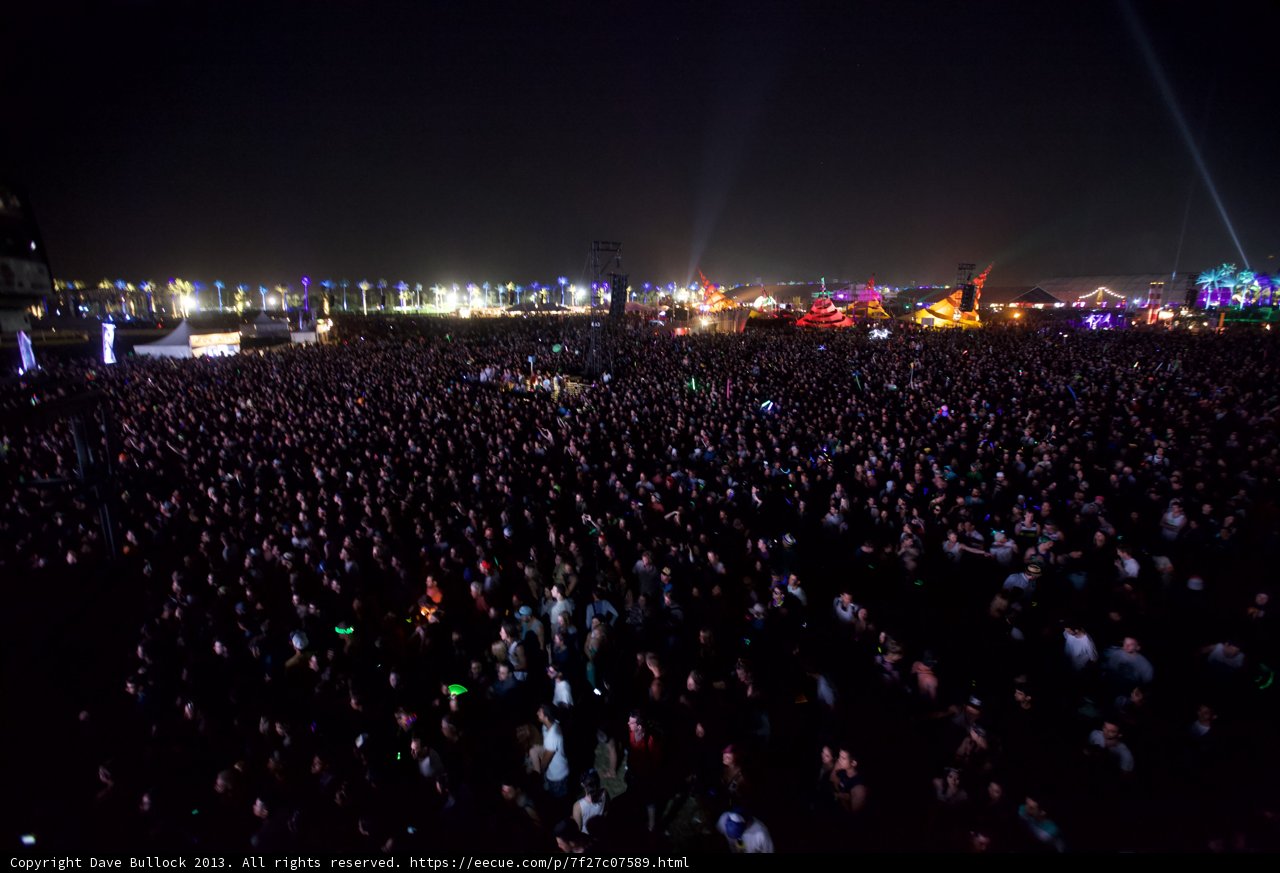 Coachella's Dazzling Concert Crowd