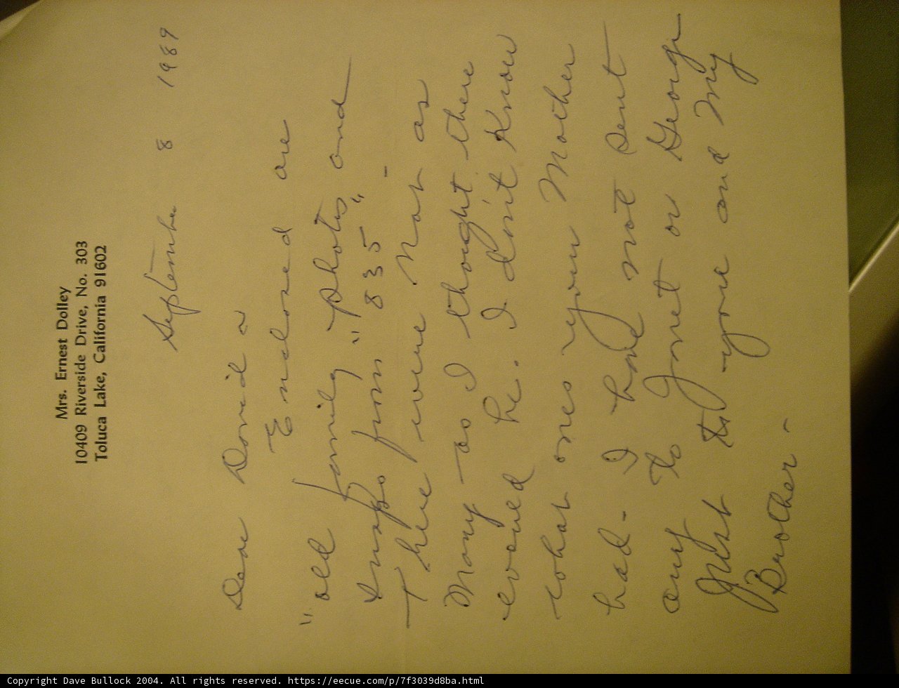 A Handwritten Love Letter