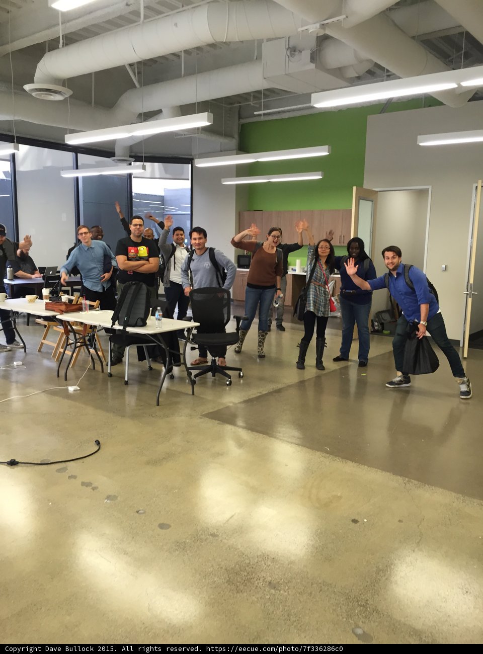 Crowdrise Team Waving