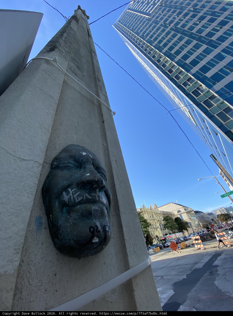 Urban Statue with a View