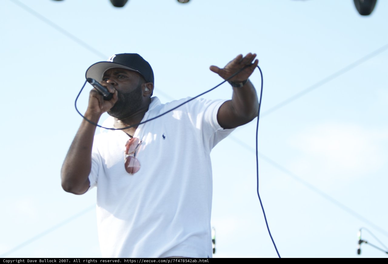 Singing his heart out