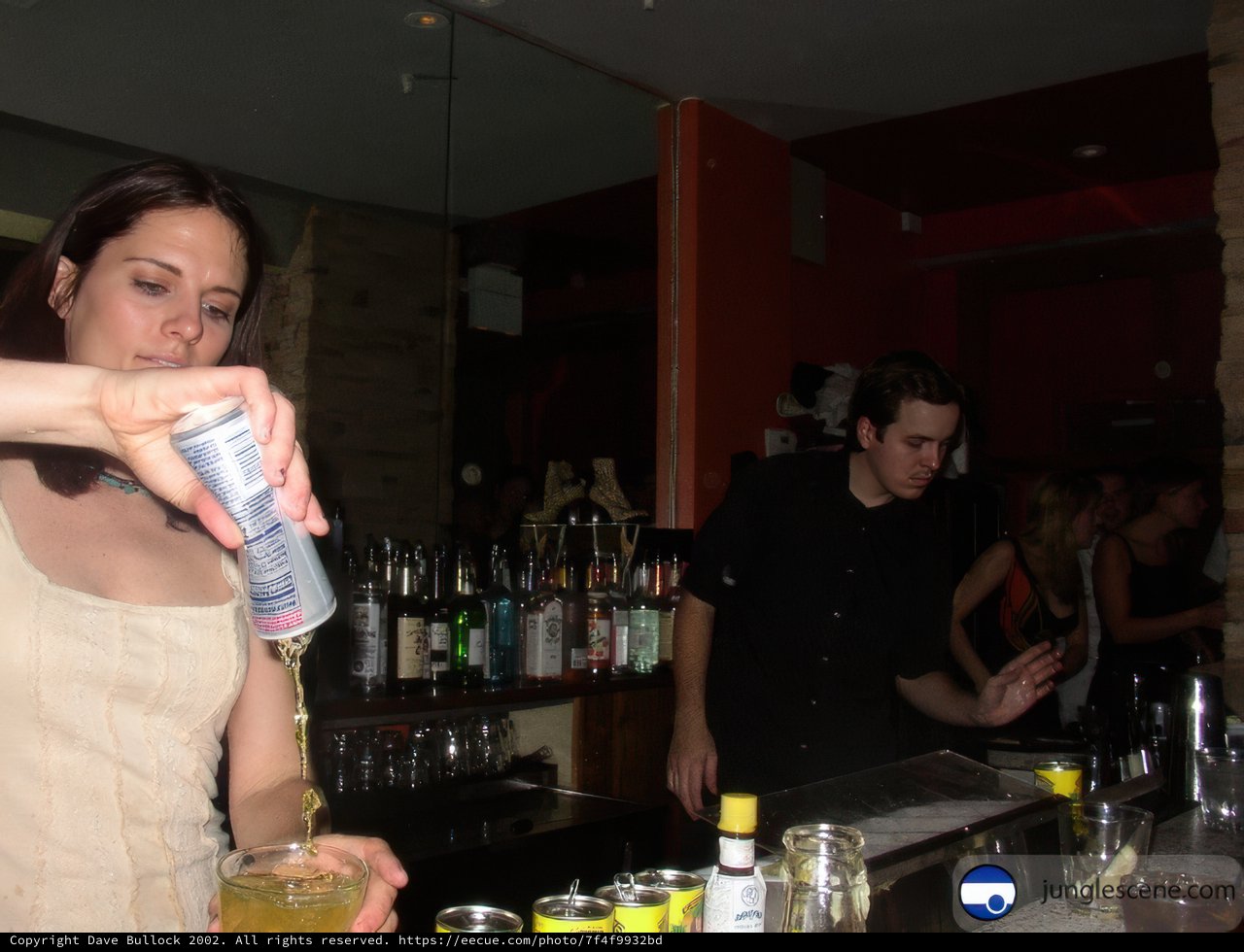 Pouring a Drink at the Pub