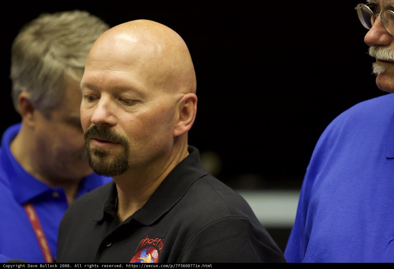 Bald Man in Blue