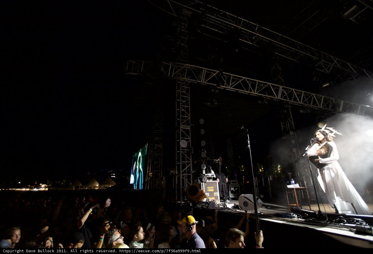 PJ Harvey Rocks Coachella Stage