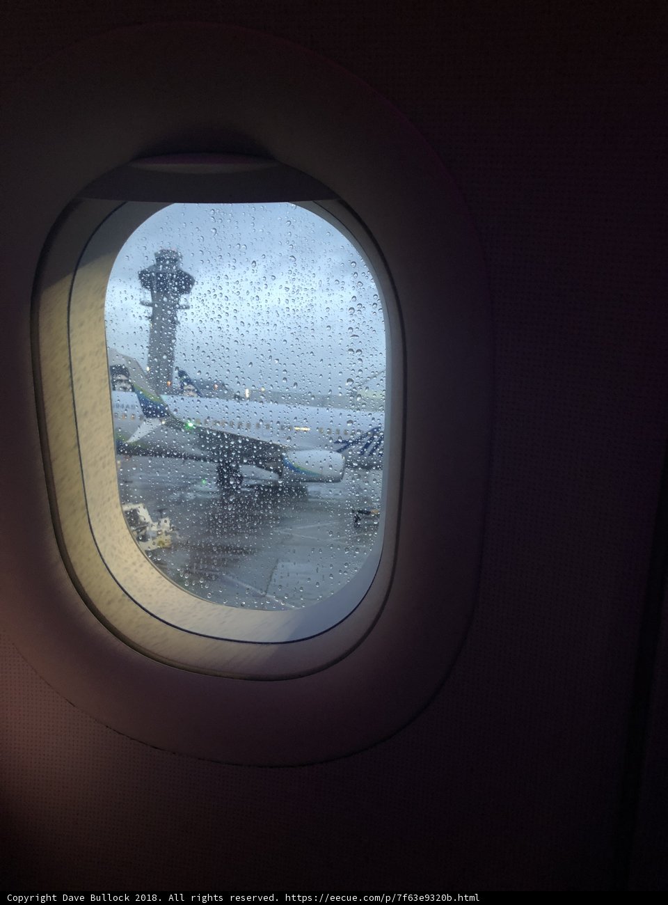 Rain on the Porthole