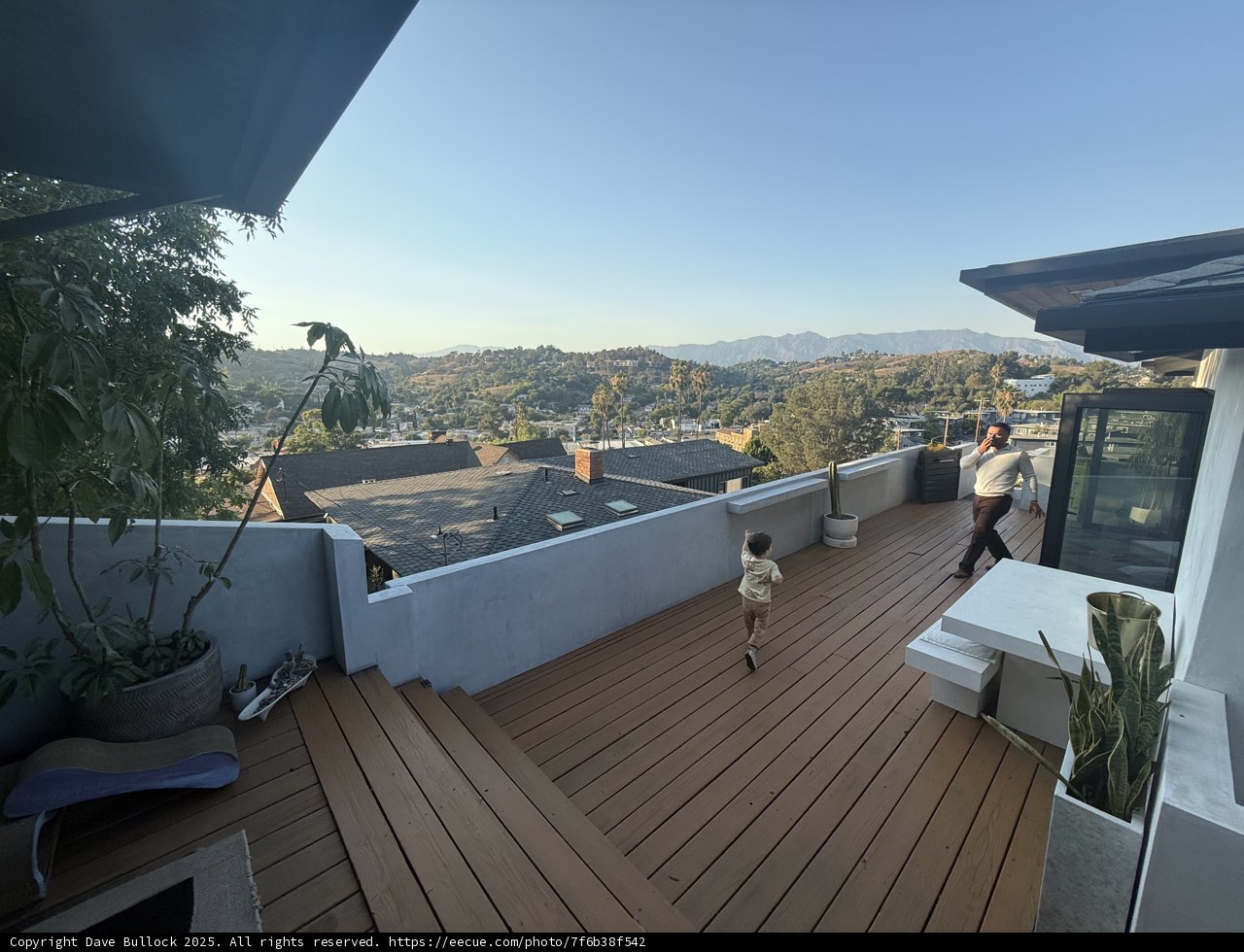 Sunset Serenity on a Los Angeles Terrace