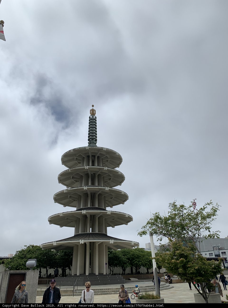 Pagoda Amidst a Bustling City