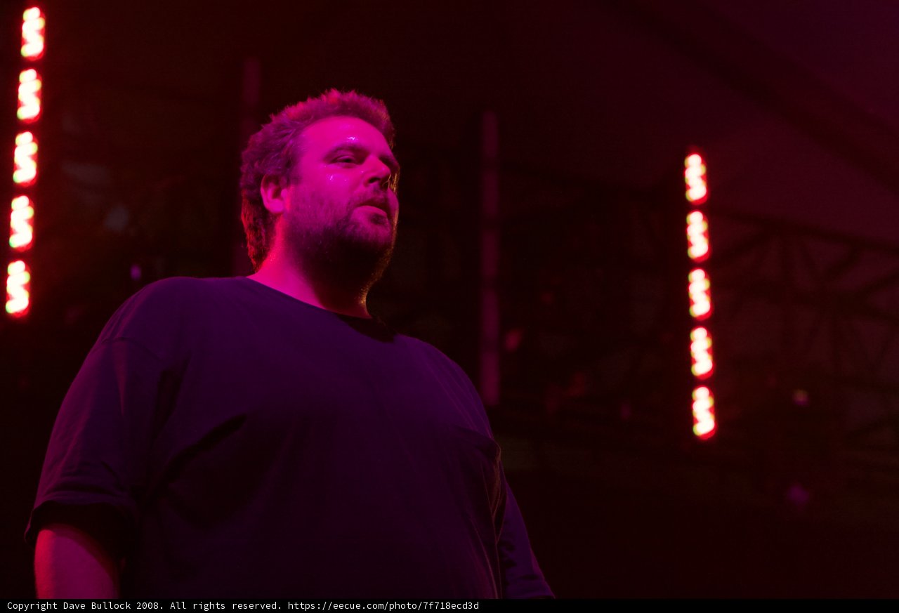Red-Lit Stage Star