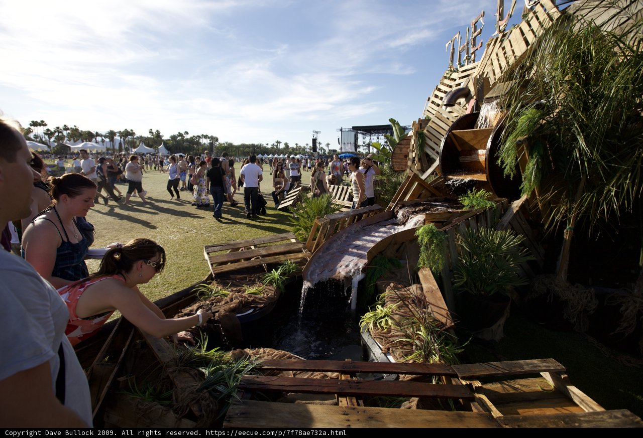 Summer Day Fun at Coachella Waterfall Festival