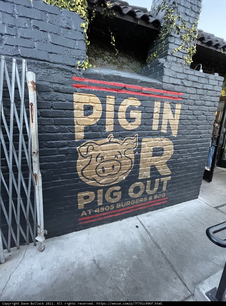 Pig in Pig Out on City Wall