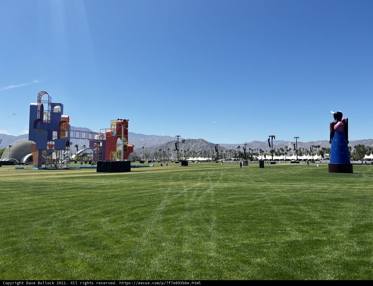 Inflatable Oasis in a Green Field