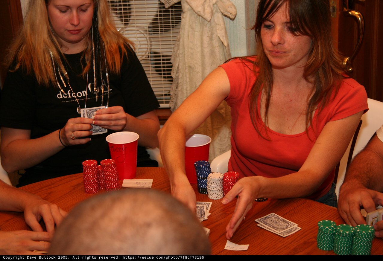 Friends Gather for a Casual Home Poker Night