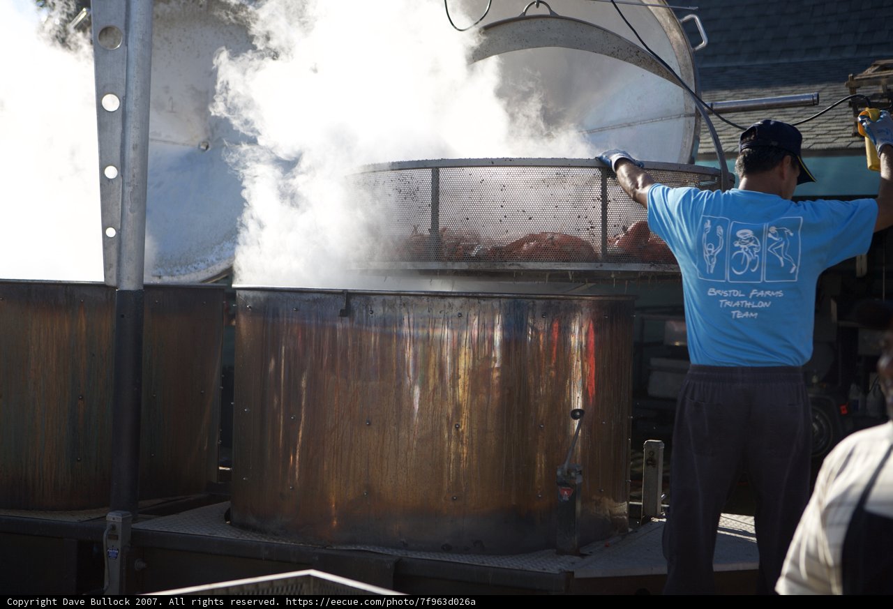 Grilling at the Lobster Festival