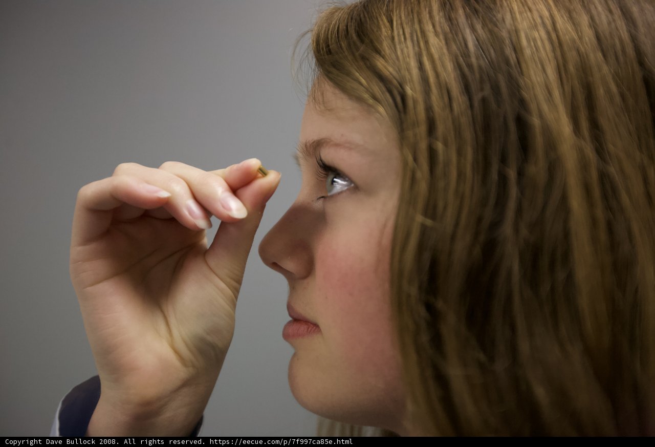 Examining an Eye Implant