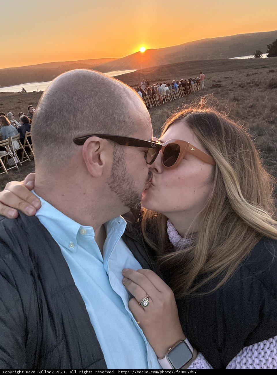 Sunset Serenade at Marshall - A Moment Sealed with a Kiss