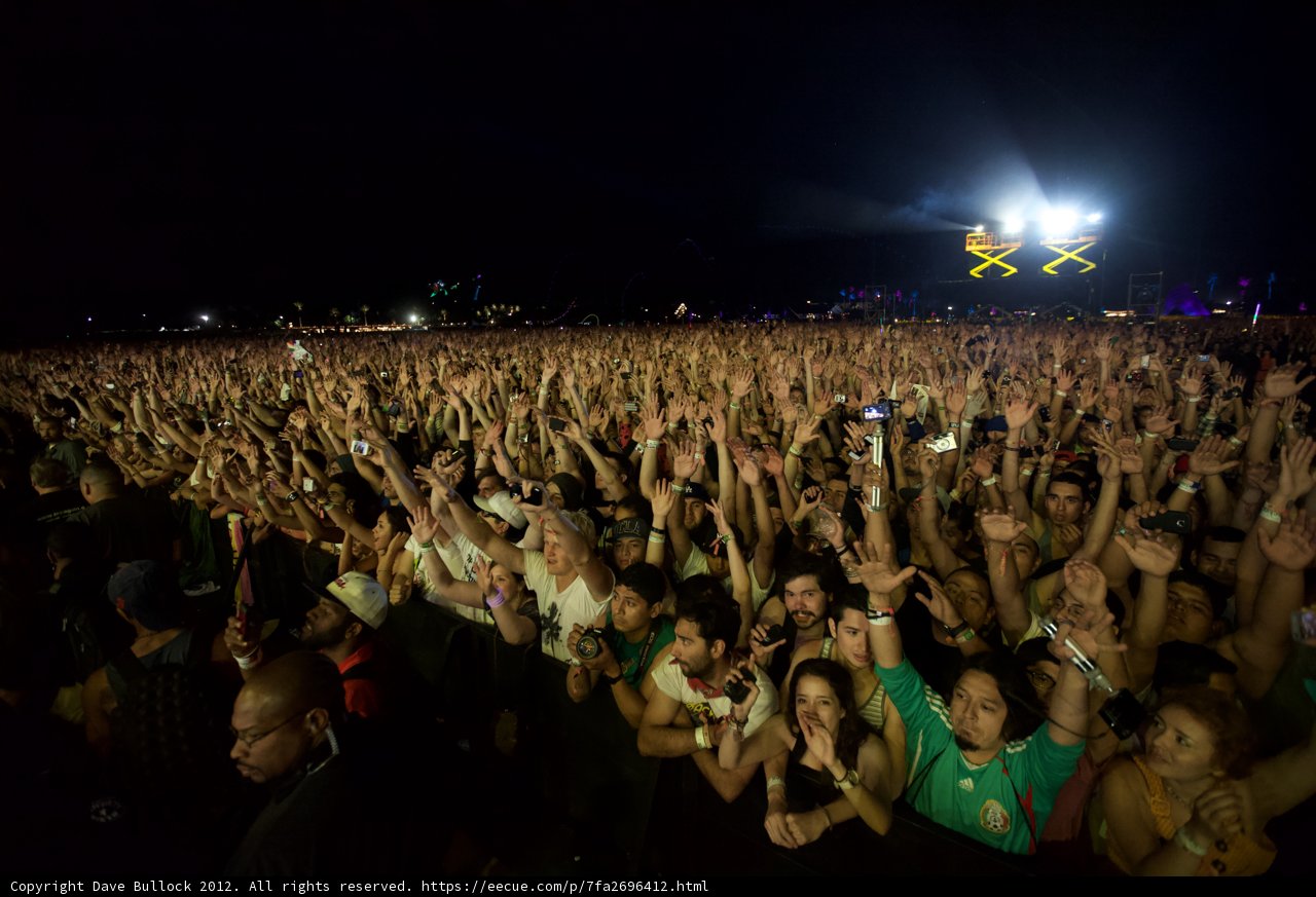 Coachella Crowd Goes Wild