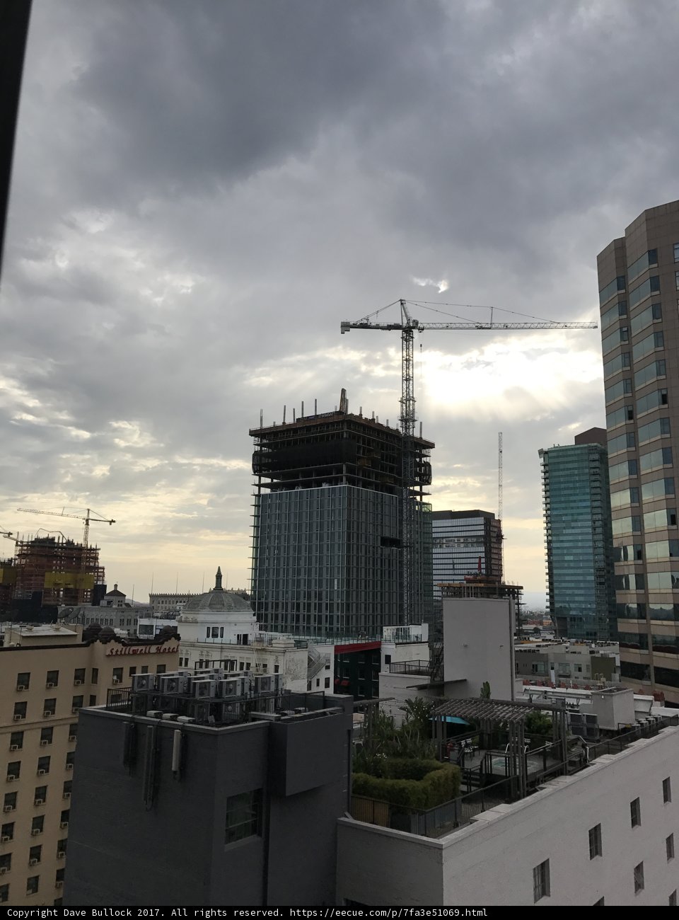 Cityscape from a Rooftop