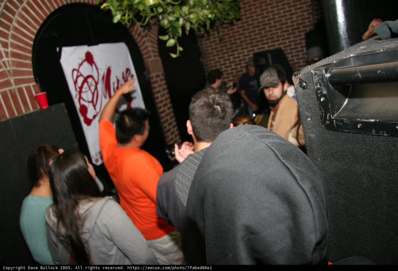 Gathering Around the Music Sign