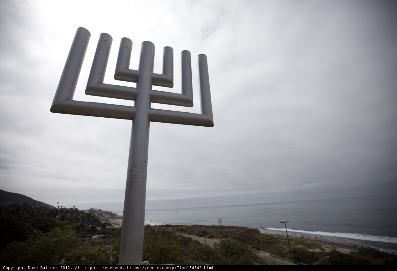 Menorah by the Sea