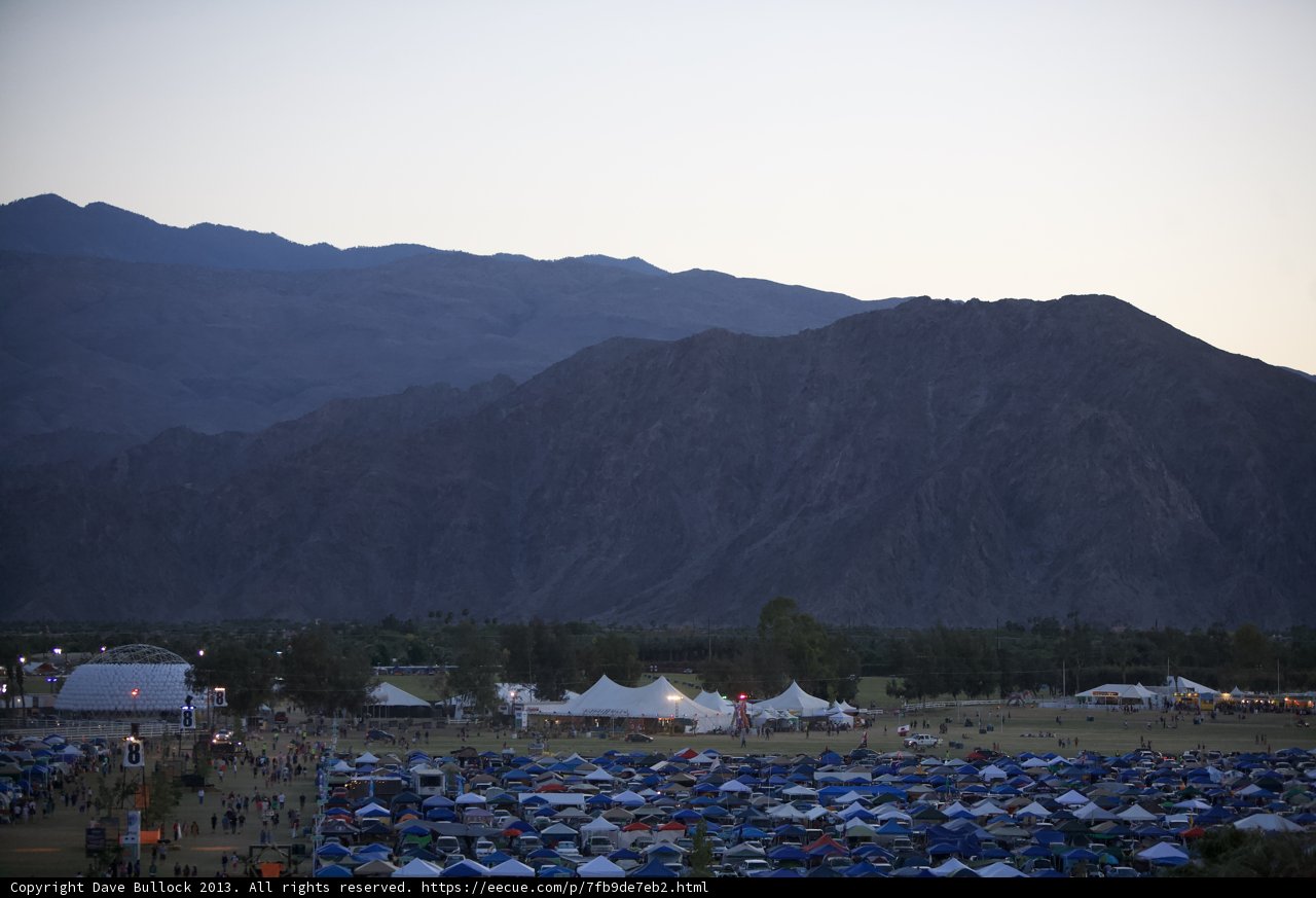 Camping in the Shadow of Mountains