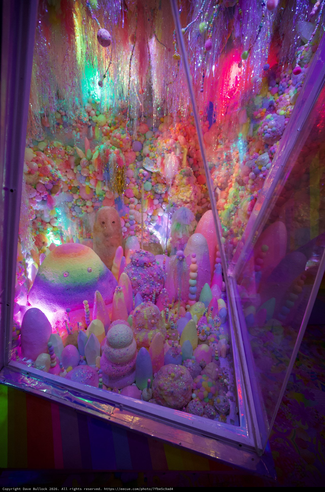 Whimsical Candy-Colored Installation Art Display Case