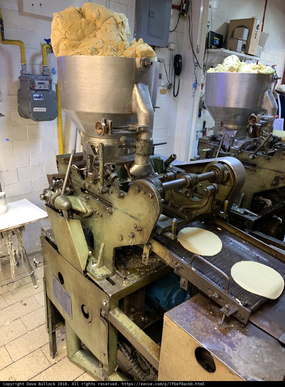A glimpse into pizza production