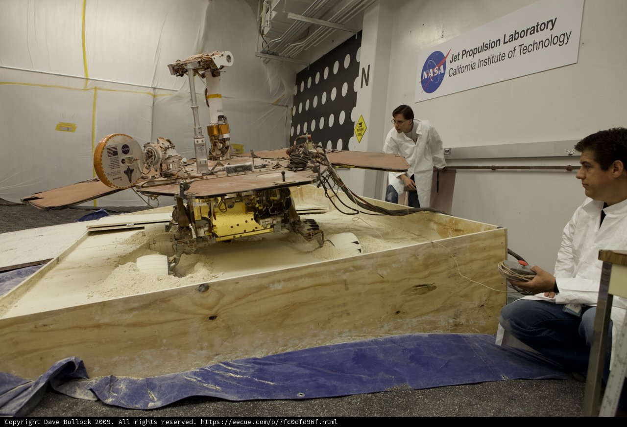 Working on the Mars Rover