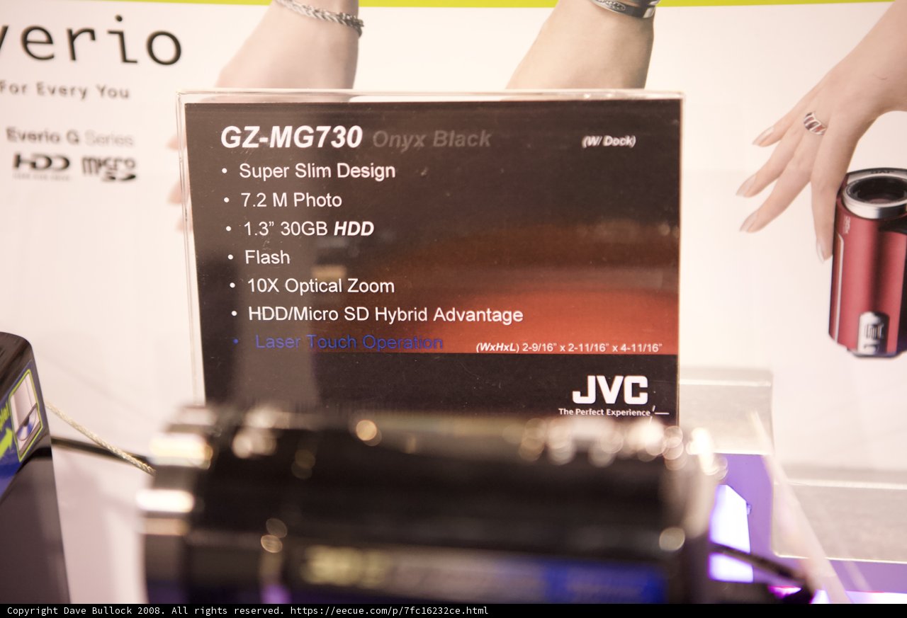 JVC Camera Display