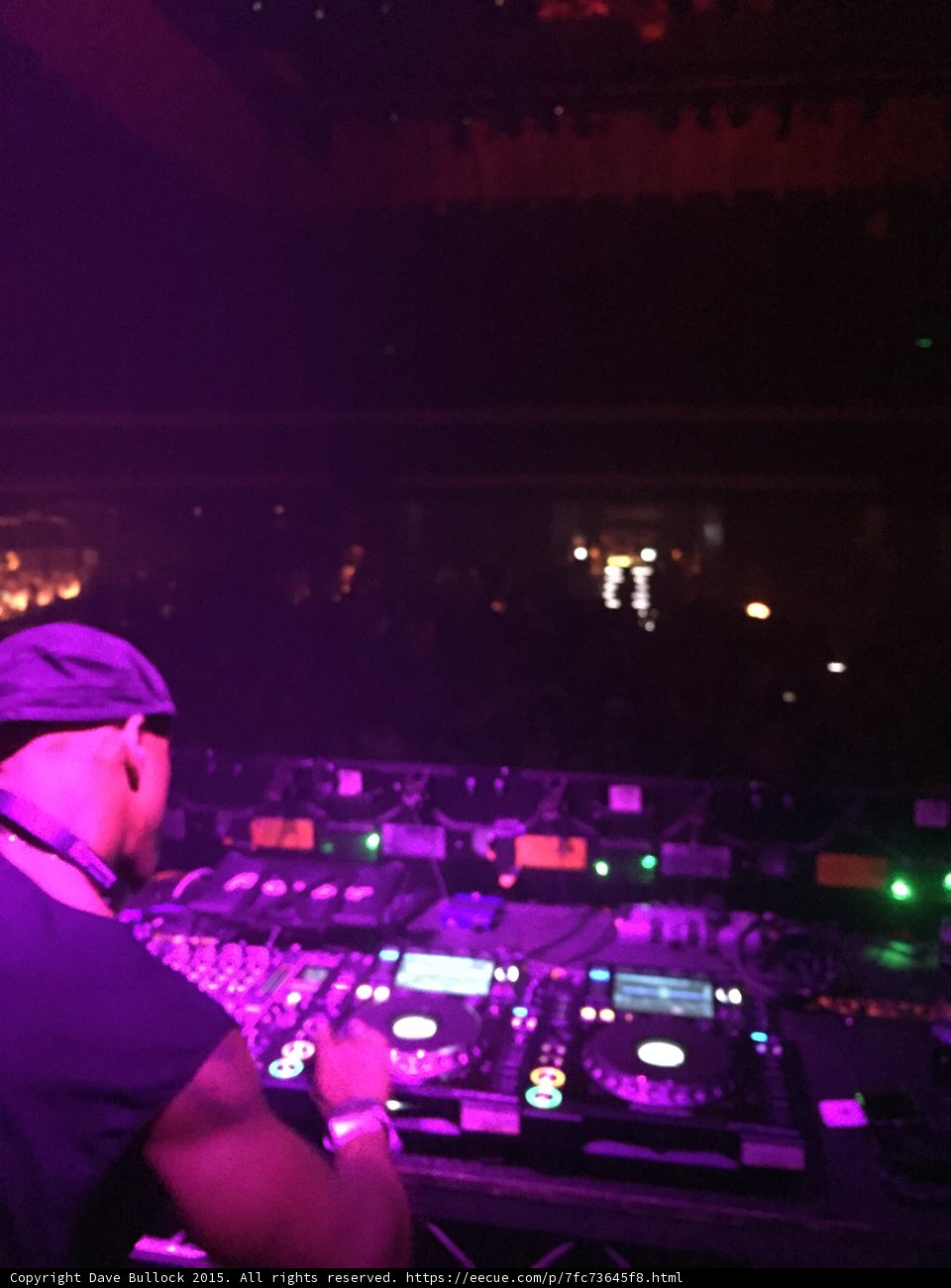 DJ Behind the Decks