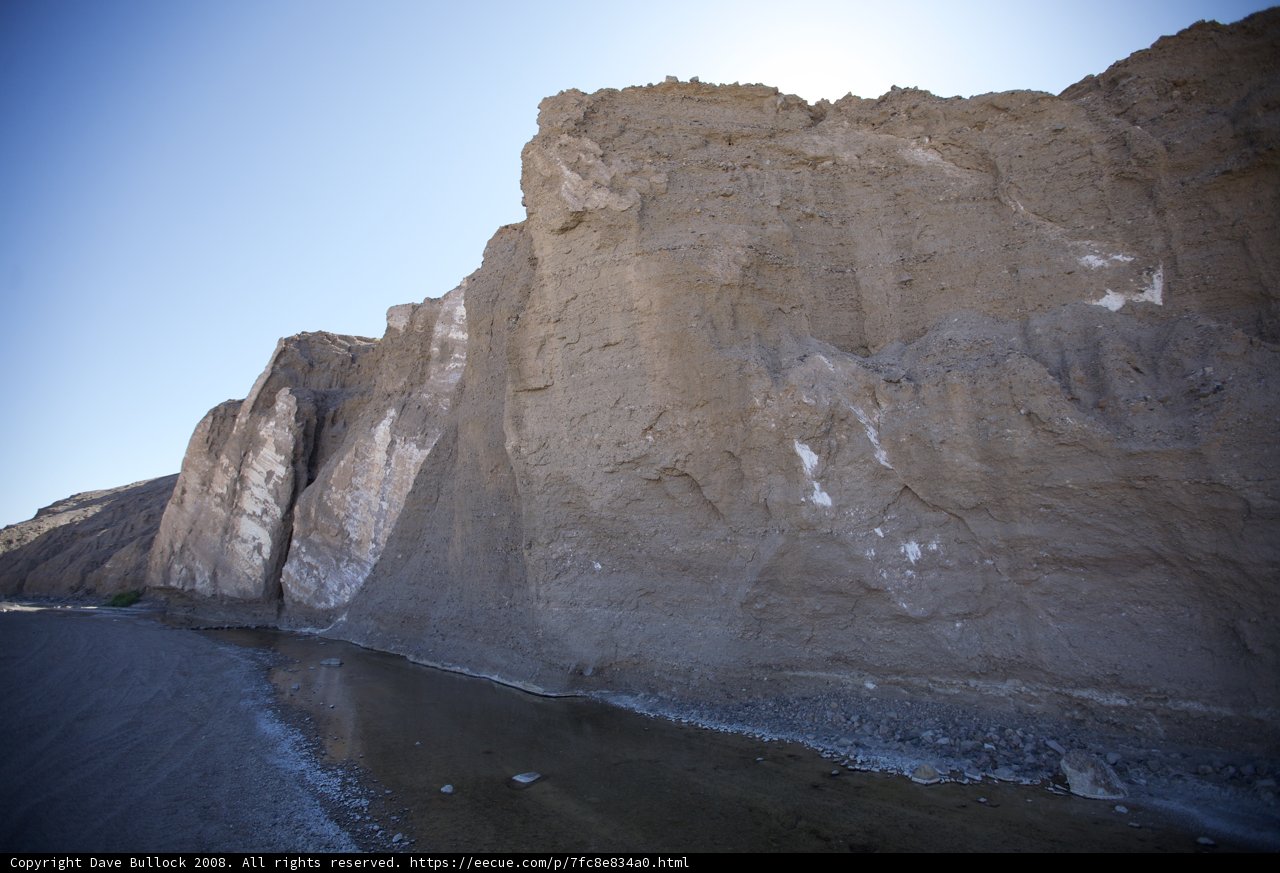 Majestic Cliff Landscape with Running Water