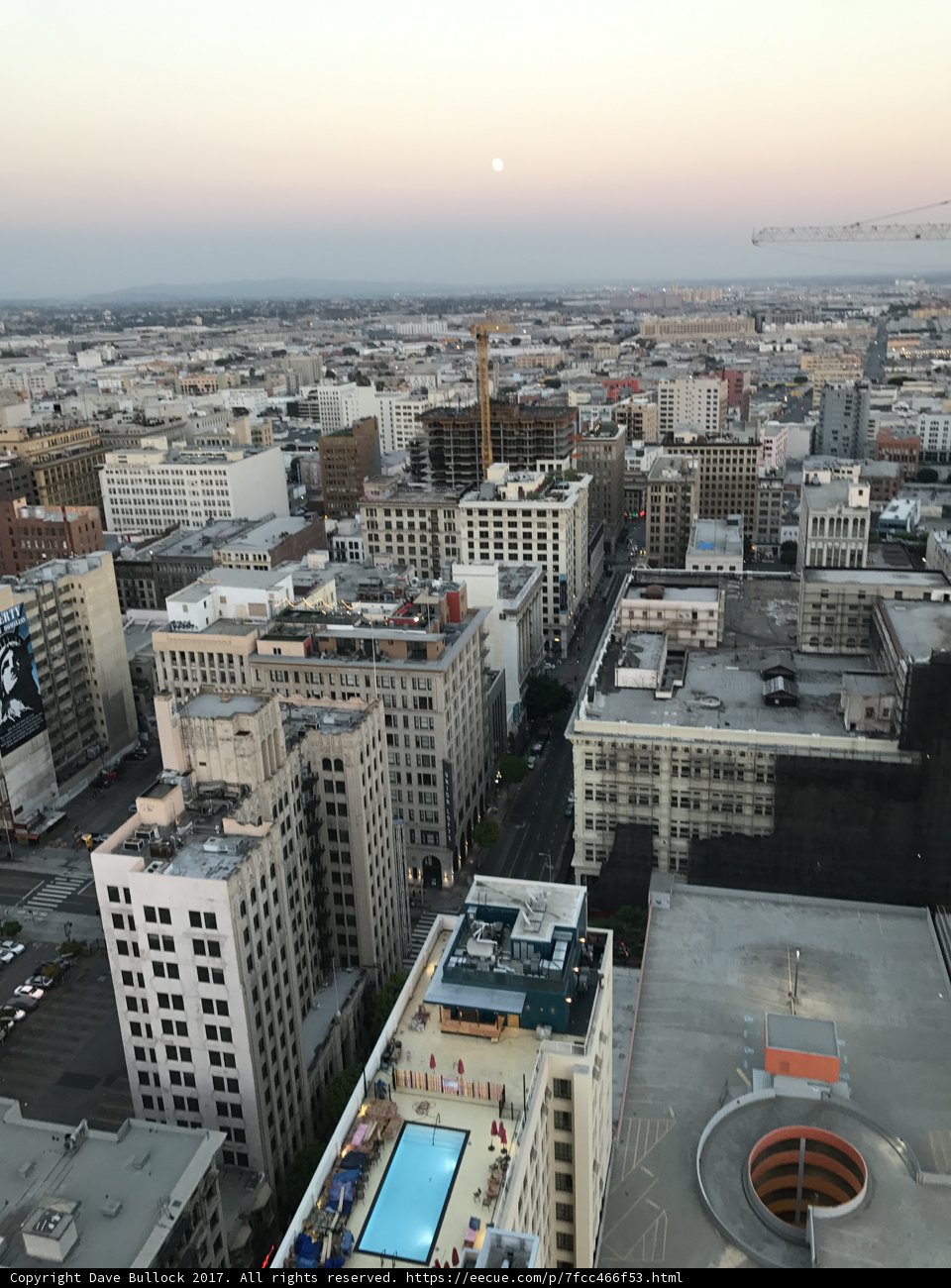 Downtown LA Cityscape from Above