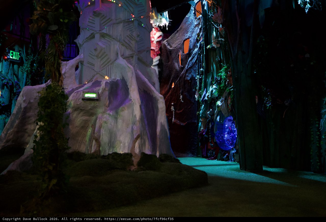 Enchanted Cave Miniature Golf Course with Fantasy Lighting