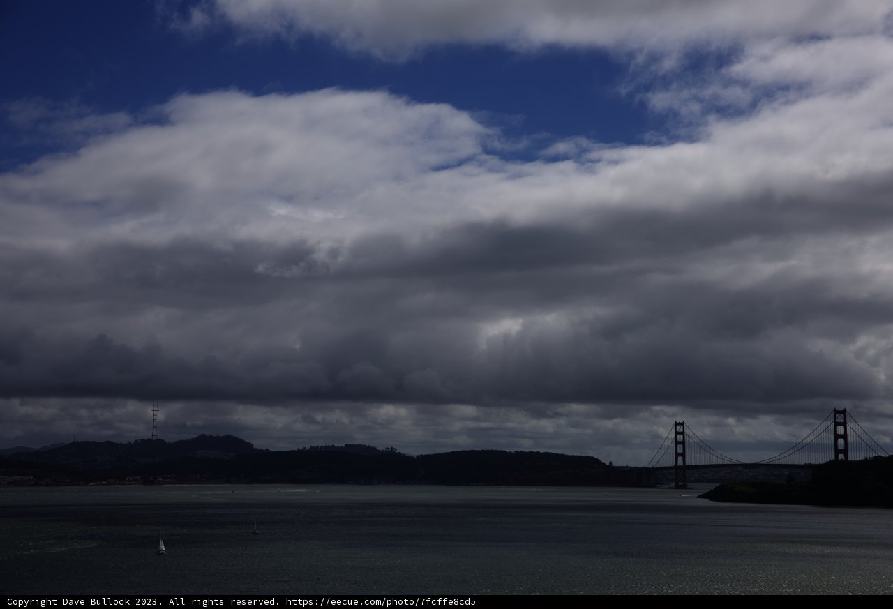 Majestic Golden Gate Bridge from Tiburon Hill