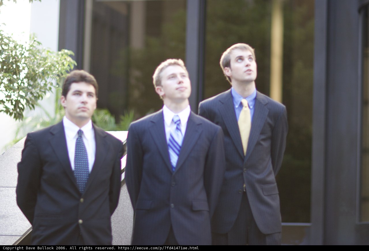 Three Men in Formal Suits