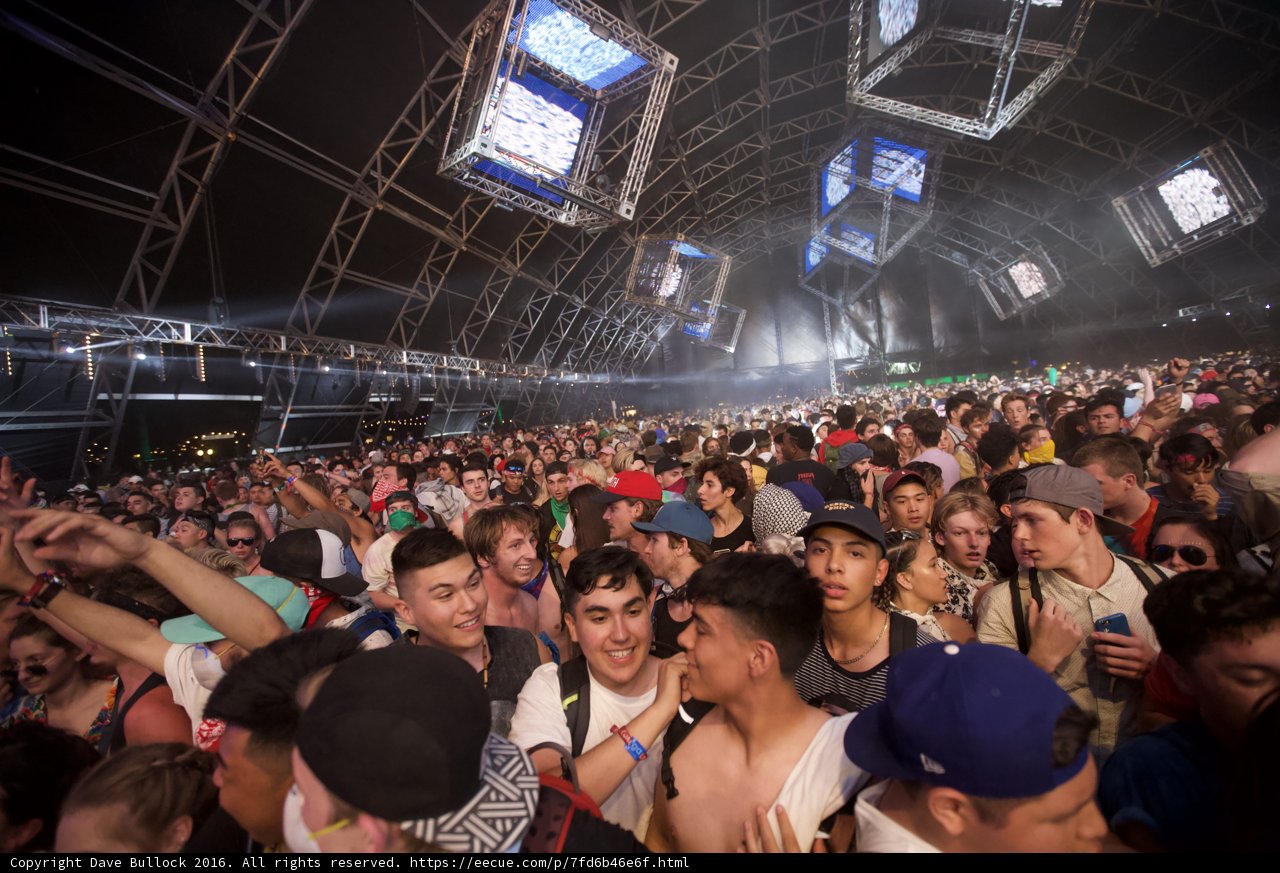 Urban Concert Crowd at Coachella