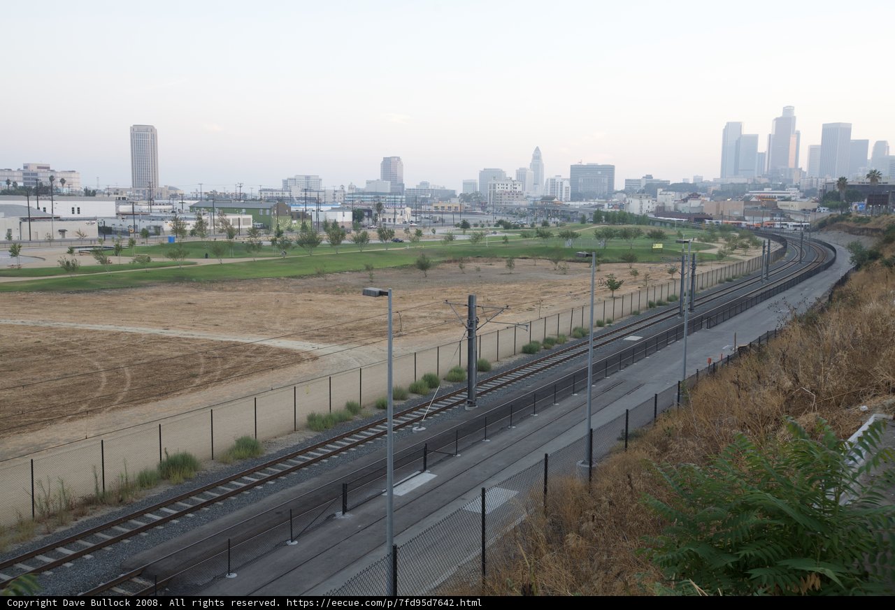 Cityscape Train Tracks